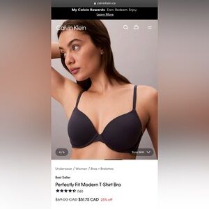 Calvin Klein T-shirt bra 30C